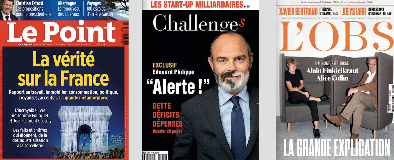 revue de presse hebdos 30 septembre