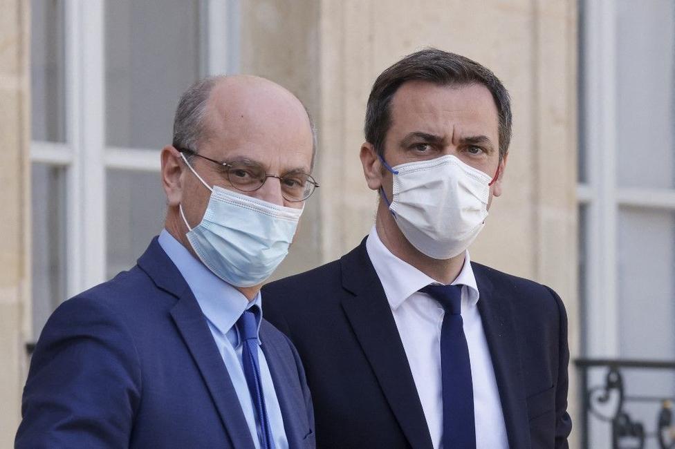 Jean-Michel Blanquer Olivier Véran AFP