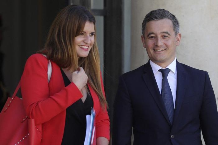 Marlène Schiappa Gérald Darmanin AFP