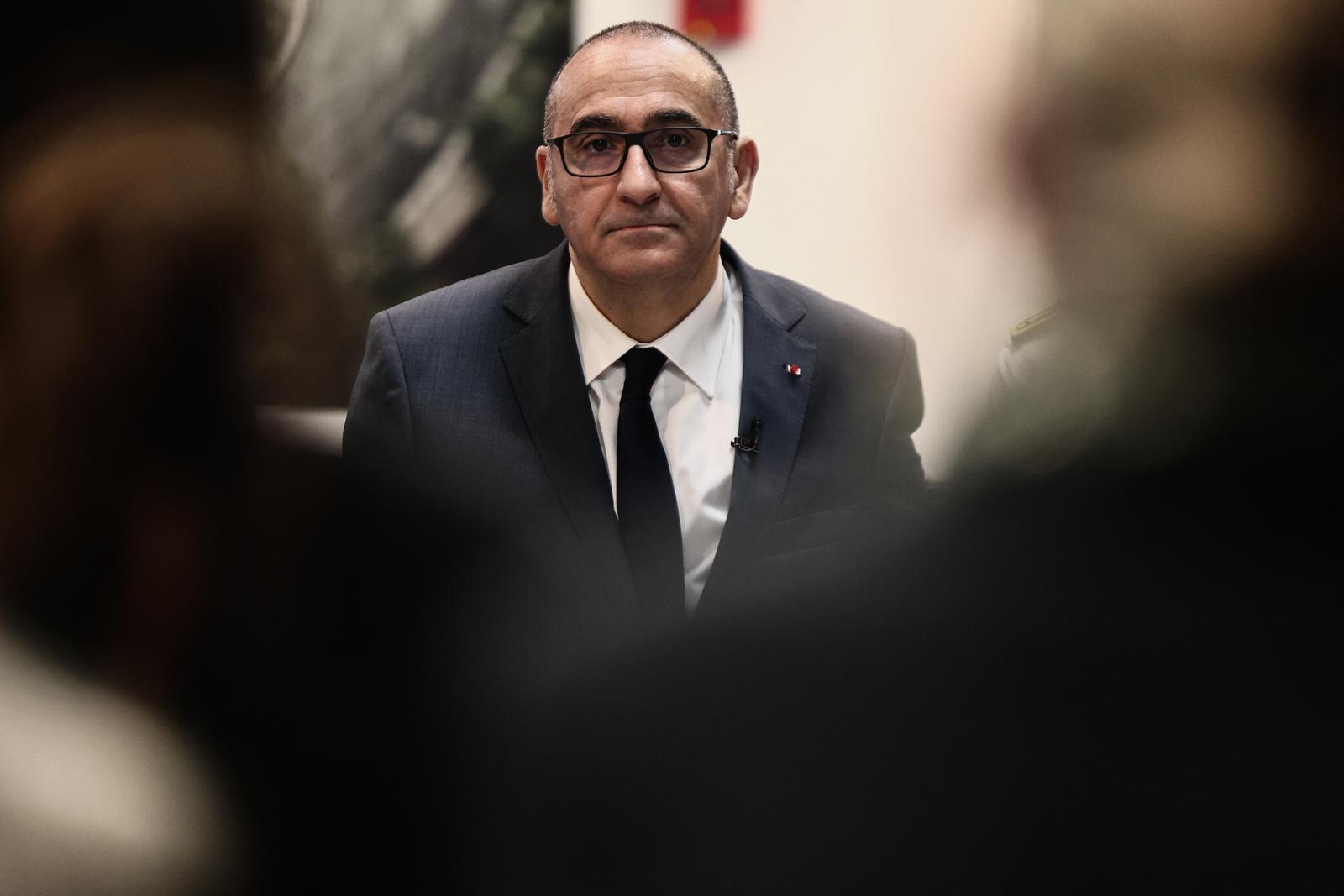 Le ministre français de l'Intérieur, Laurent Nunez, lors d'une visite à Marseille, le 13 février 2026.