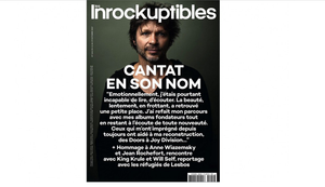 La couverture du numéro des Inrocks consacré à Bertrand Cantat en 2017