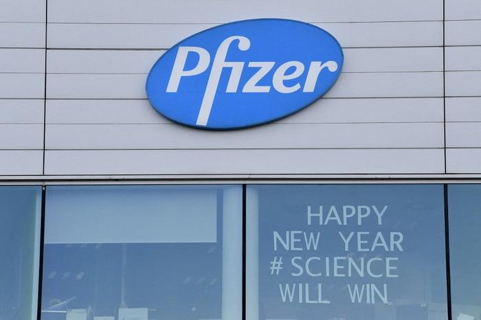 Pfizer logo AFP