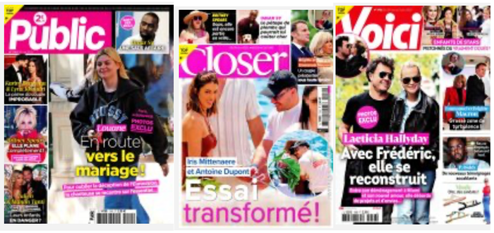 Unes des hebdos People