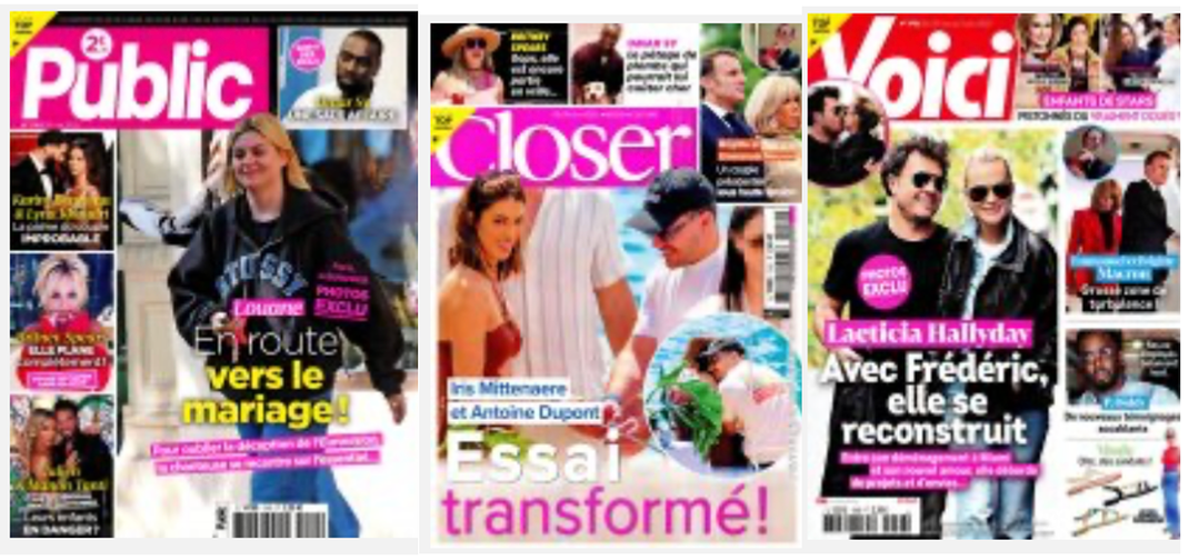 Unes des hebdos People