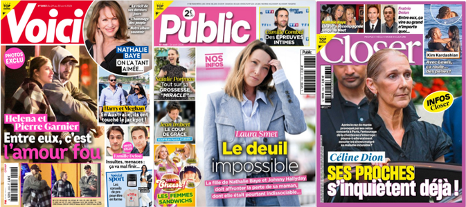 "Voici", "Public", "Closer".