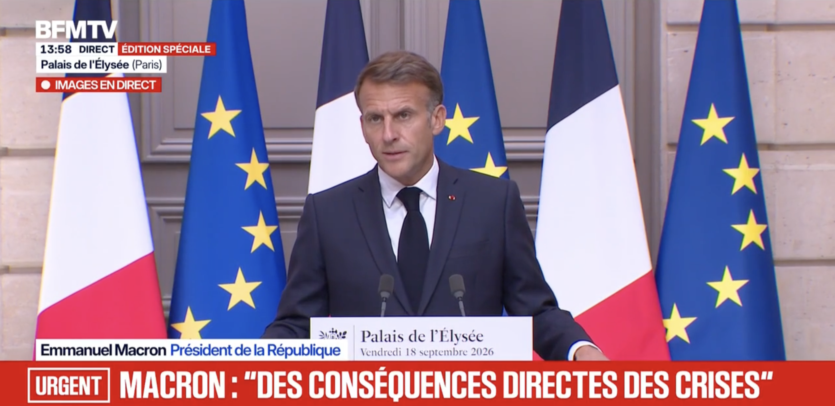 « La menace hybride russe, à l'égard des Européens et de la France, s'est intensifiée », affirme Emmanuel Macron
