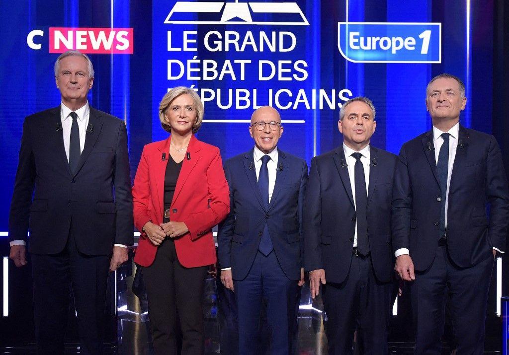 débat LR AFP