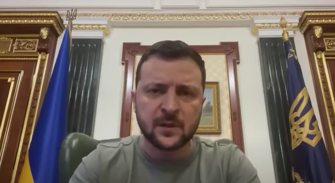 Volodymyr Zelensky hommage France