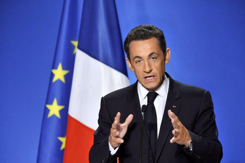 Nicolas Sarkozy Elysée conférence de presse AFP