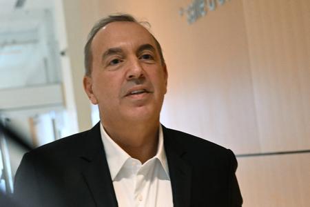 L’animateur de télévision Jean-Marc Morandini au tribunal de Paris pour son procès, le 13 juin 2023.