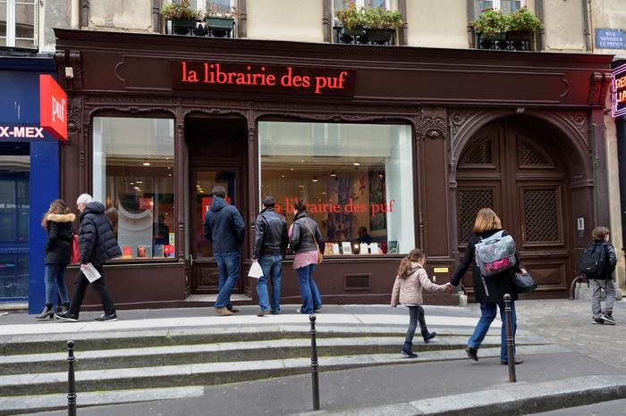 La librairie des Presses Universitaires de France (PUF) à Paris, le 16 mars 2016.
