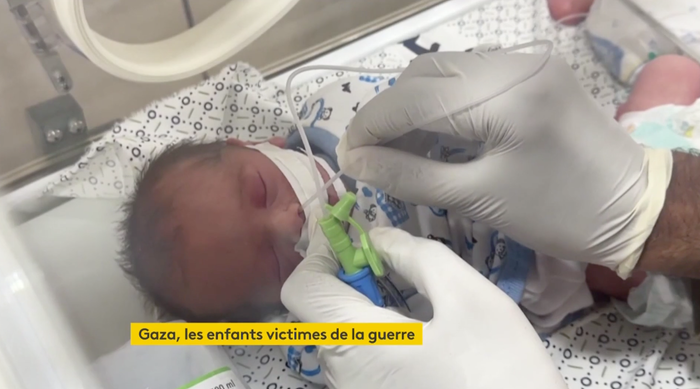 Famine enfants à Gaza, Franceinfo