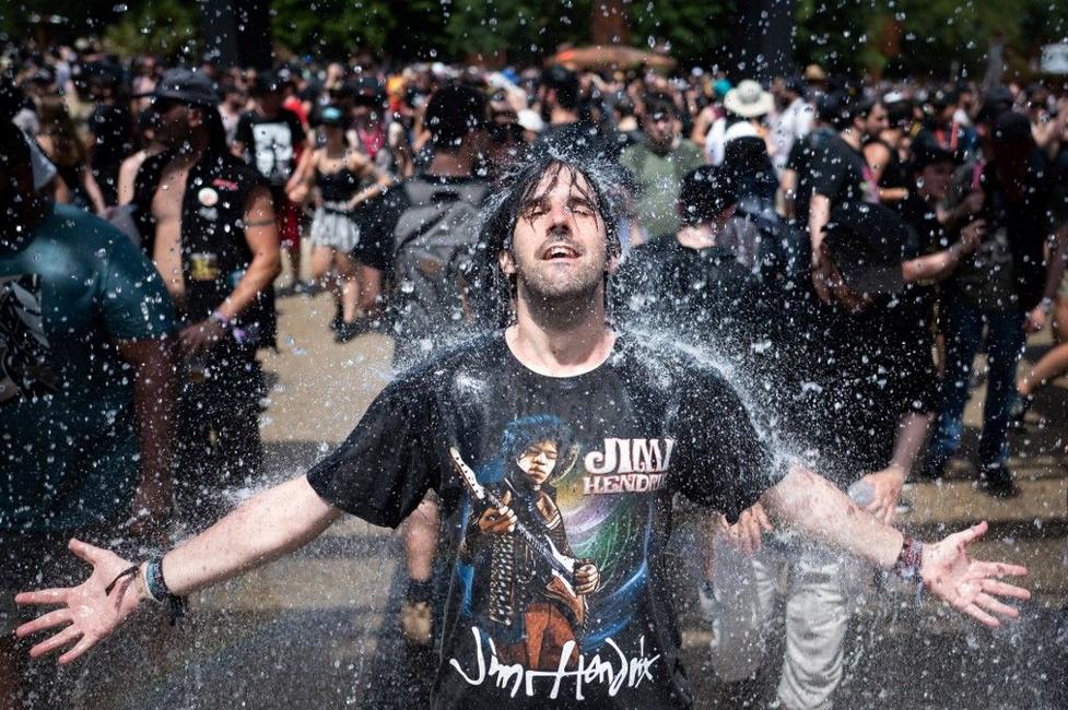 Hellfest canicule AFP