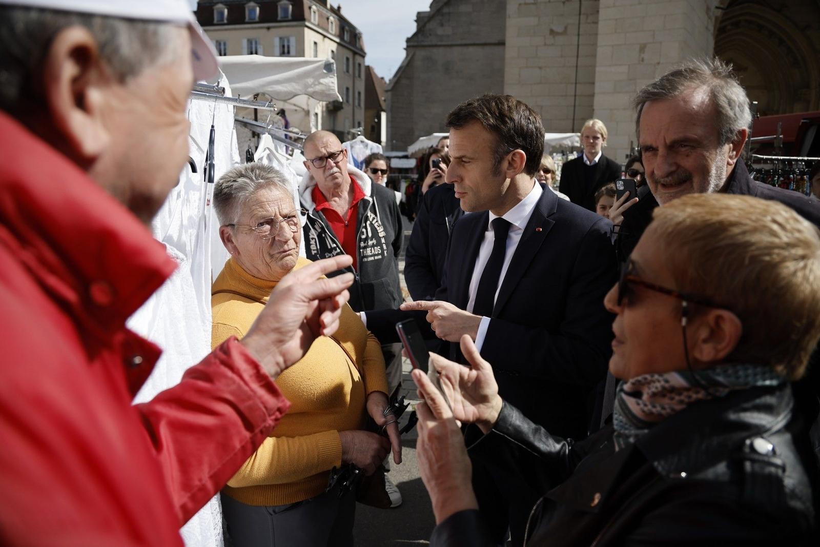 Emmanuel Macron Français AFP