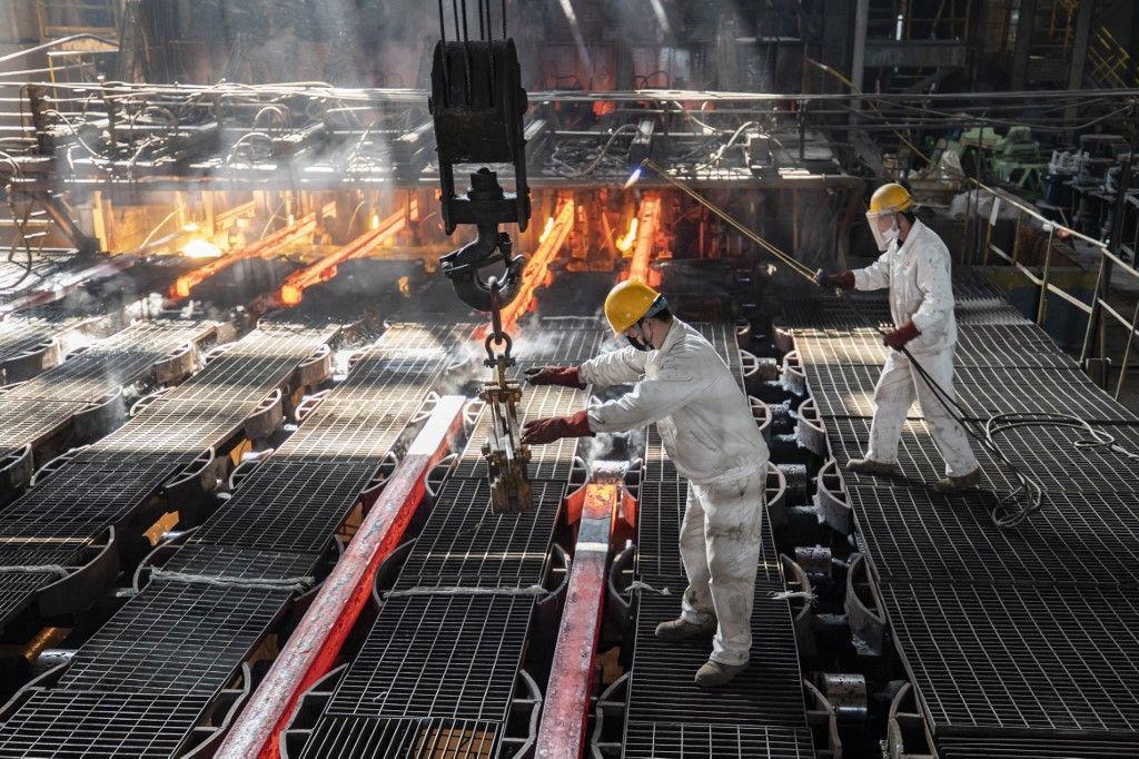 usine acier Chine AFP