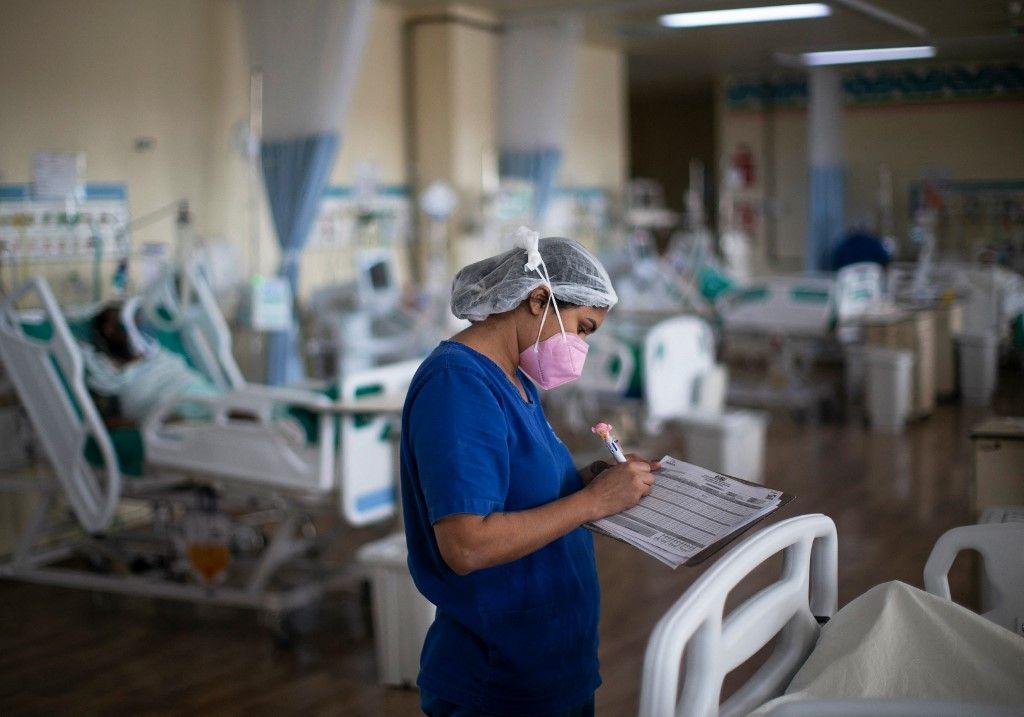 Brésil Covid-19 hôpital AFP