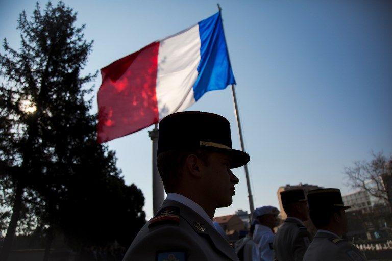 Commémorations du 11 novembre 1945.