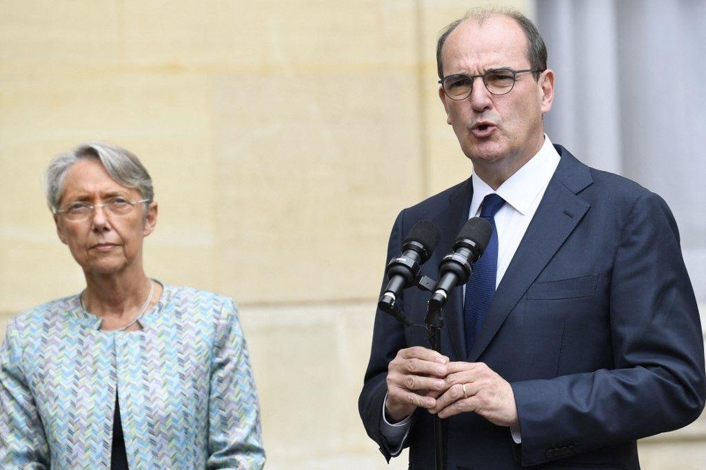 Elisabeth Borne Jean Castex AFP